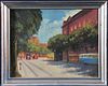STREET VIEW OF BUDAPEST IN THE DAY OIL PAINTING
