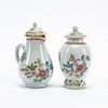 2PC CHINESE EXPORT SMALL PORCELAIN WATER POT & URN