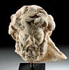 Roman Marble Head of Hercules, ex-Sotheby's