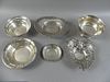 6 STERLING SILVER DISHES