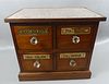 SMALL ANTIQUE APOTHECARY CHEST 