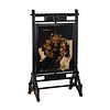 Victorian Aesthetic Movement Upholstered Fire Screen