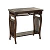 Art & Crafts Harp form Parquetry Top Console Table