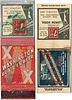 Lot of Two Washington's Dub - L - Ex Beer Matchcovers OH-WASH-1 Joyce Products Columbus, Ohio 7-up