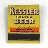 1948 Kessler Beer Full Matchbook Helena, Montana