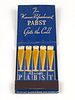 1939 Pabst Blue Ribbon Beer Feature Full Matchbook Metro Markets WI-PAB-9a Metropolitan Markets Kaukauna Wisconsin