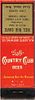 1940 Goetz Country Club Beer 114mm long MO-GOETZ-14 Del Rio Cafe Grand Island Nebraska