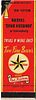 1952 North Star/Red Ribbon Beers 110mm long WI-MR-10 Johnson Bros. Tavern Mellen Wausau, Wisconsin