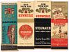Lot of Four Stegmaier's Beer Matchcovers Wilkes-Barre, Pennsylvania 