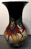 A large Moorcroft Anna Lily pattern vase, the baluster body with flared rim, painted and impressed m
