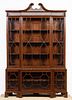BAKER CHINESE CHIPPENDALE-STYLE MAHOGANY CABINET