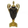 Empire Style Marble and Bronze Urn