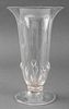 Salviati Murano Clear Glass Vase