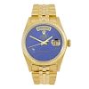 <p>ROLEX - a fine and rare gentleman's Oyster Perpetual Day-Date bracelet watch. Circa 1979. 18ct ye