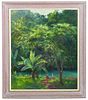 Albert Beanie Backus 'Jamaica River' Oil Painting