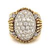 Art Deco 18k Diamond Ring