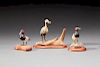 Three Miniature Bird Carvings by H. Hickox
