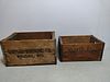 Two Wausau brewing CO. Crates