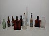 Raised glass, 3 stooges & collectable bottles