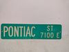 SSA Pontiac street sign