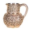 19th C Tiffany Sterling T Mark Chased Pitcher