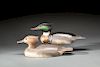 Red-Breasted Merganser Pair by Joseph West (1907-1986) and James West (1937-2000) by