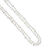 Four items of freshwater cultured pearl jewellery. To include a single-row necklace, an eight-row ne