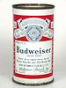 1961 Budweiser Lager Beer 12oz Flat Top Can 76-22 Saint Louis, Missouri