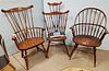 LOT 3 20TH C WINDSOR CHAIRS- 1 NICHOLAS AND STONE