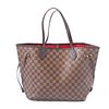LOUIS VUITTON - a Damier Neverfull MM. Designed with a structured shape, featuring maker's Damier eb