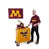 University of Minnesota Gophers Football Game Used Cannon and Cart