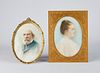 P. Raymond Audibert Miniature Paintings of James and Mary Hill