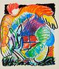 Jerome Tupa "Window Series #8" Pastel