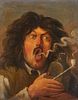 Dutch School 19th c. Painting Smoker