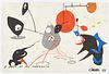 Alexander Calder "Piece of my Workshop" Silkscreen