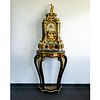 Louis XIV Style Boulle Marquetry Clock and Stand