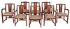 Set of Eight Hank Gilpin Breakfast Room Armchairs