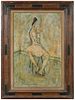 Francis J. Barone Figural Painting of a Dancer