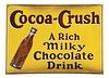 COCOA - CRUSH EMBOSSED TIN SIGN.