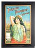 FRAMED TURKISH TROPHIES CIGARETTES AD.