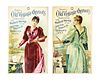 LOT OF 2: OLD VIRGINIA CHEROOTS CARDBOARD LITHOGRAPH ADVERTISEMENTS.
