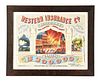  WESTERN INSURANCE COMPANY PAPER LITHOGRAPH.