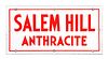 SINGLE-SIDED PORCELAIN SALEM HILL ANTHRACITE SIGN.