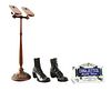 LOT OF 3: COUNTRY STORE SHOE ITEMS.