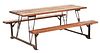 SMALL SIZE PATENT MODEL OR SALESMAN SAMPLE PICNIC TABLE.
