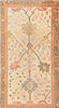 Antique Decorative Turkish Oushak Rug 6 ft 7 in x 3 ft 7 in (2.01 m x 1.09 m)