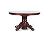 Robert Mitchell Furniture Co. Mahogany Dining Table with Four Leaves, Plus 