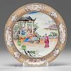 Chinese Export Rockefeller Soup Plate 