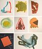 7 Bernard Childs Abstract Intaglio Prints, Signed Editions