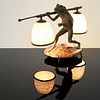 Maitland Smith Frog Table Lamp